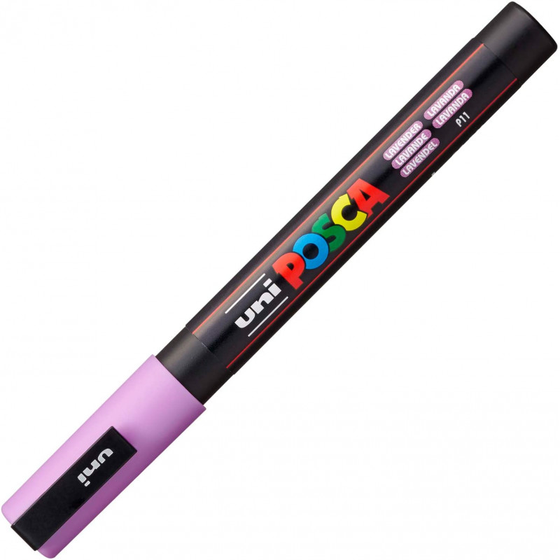MARQUEUR POINTE FINE - LAVANDE - PC3M - POSCA pas cher