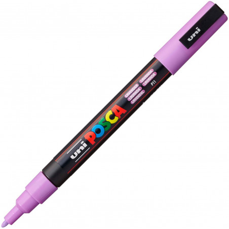 MARQUEUR POINTE FINE - LAVANDE - PC3M - POSCA | à seulement 3,6 €