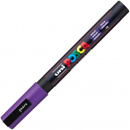 MARQUEUR POINTE FINE - VIOLET - PC3M - POSCA pas cher