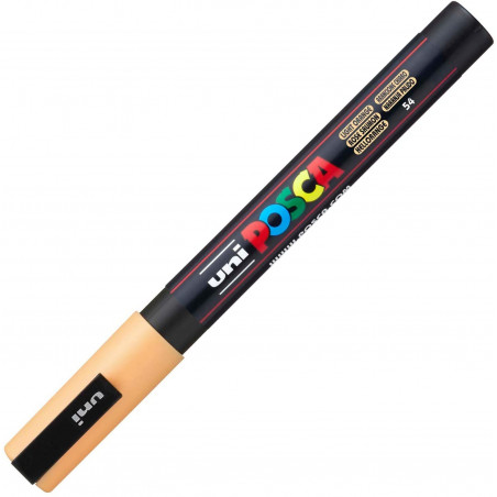 MARQUEUR POINTE FINE - ROSE SAUMON - PC3M - POSCA pas cher