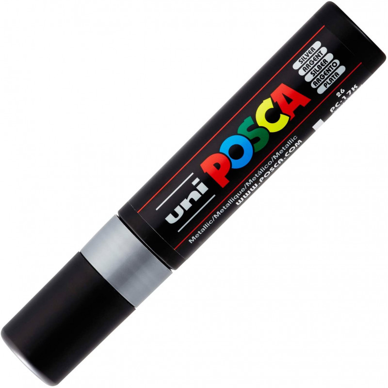 MARQUEUR POINTE EXTRA-LARGE - ARGENT - PC17K - POSCA pas cher