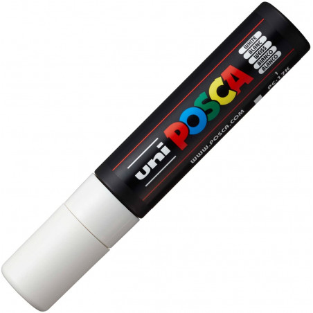 MARQUEUR POINTE EXTRA-LARGE - BLANC - PC17K - POSCA pas cher