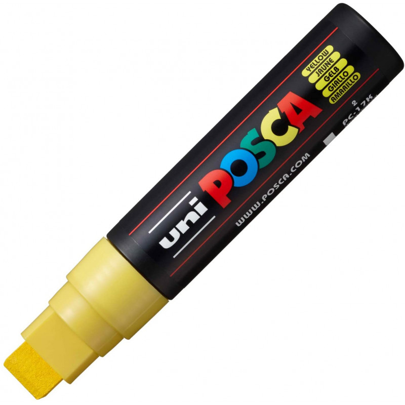 MARQUEUR POINTE EXTRA-LARGE - JAUNE - PC17K - POSCA | à seulement 9,99 €