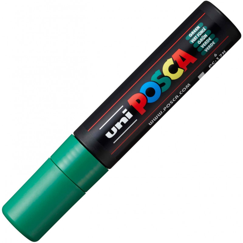 MARQUEUR POINTE EXTRA-LARGE - VERT FONCE - PC17K - POSCA pas cher