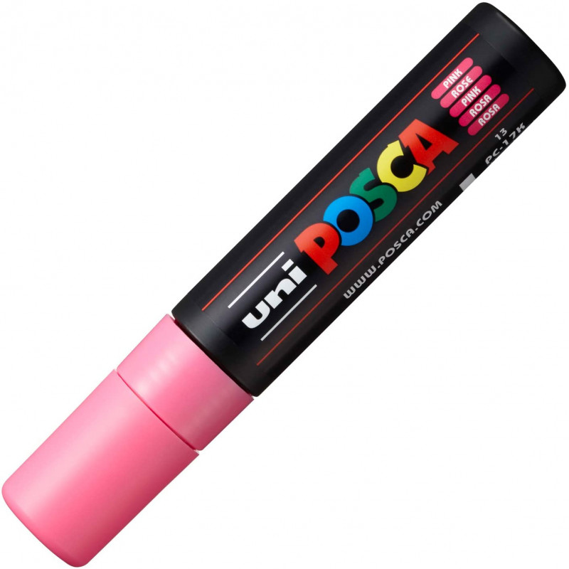 MARQUEUR POINTE EXTRA-LARGE - ROSE - PC17K - POSCA pas cher
