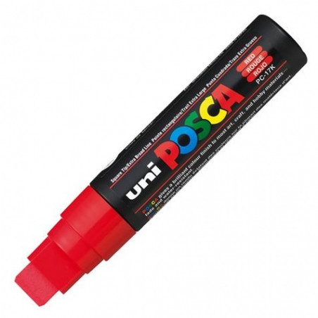 MARQUEUR POINTE EXTRA-LARGE - ROUGE - PC17K - POSCA pas cher