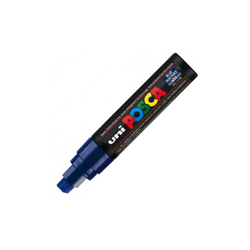 MARQUEUR POINTE EXTRA-LARGE - BLEU FONCE - PC17K - POSCA pas cher