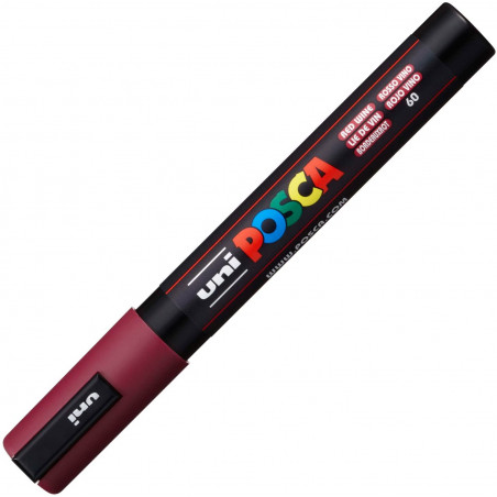MARQUEUR POINTE MOYENNE 1.8-2.5 MM - LIE DE VIN - PC5M - POSCA | à seulement 3,99 €