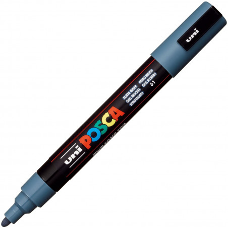 MARQUEUR POINTE MOYENNE 1.8-2.5 MM - GRIS ARDOISE - PC5M - POSCA pas cher