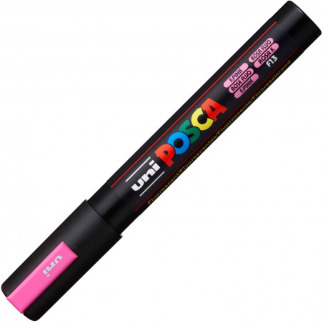 MARQUEUR POINTE MOYENNE 1.8-2.5 MM - ROSE FLUO - PC5M - POSCA | à seulement 3,99 €