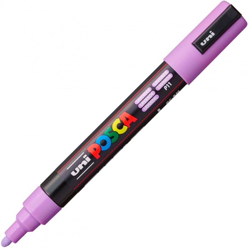 MARQUEUR POINTE MOYENNE 1.8-2.5 MM - LAVANDE - PC5M - POSCA pas cher
