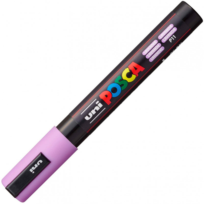 MARQUEUR POINTE MOYENNE 1.8-2.5 MM - LAVANDE - PC5M - POSCA | à seulement 3,99 €