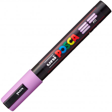 MARQUEUR POINTE MOYENNE 1.8-2.5 MM - LAVANDE - PC5M - POSCA | à seulement 3,99 €