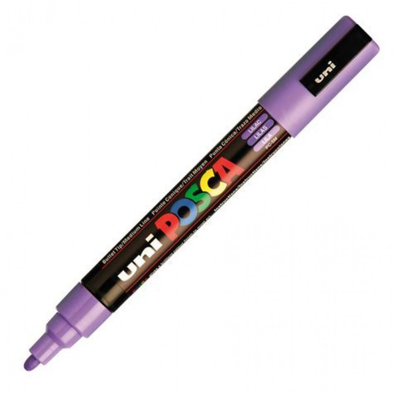 MARQUEUR POINTE MOYENNE 1.8-2.5 MM - LILAS - PC5M - POSCA pas cher