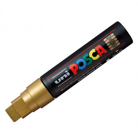 MARQUEUR POINTE EXTRA-LARGE - OR - PC17K - POSCA pas cher
