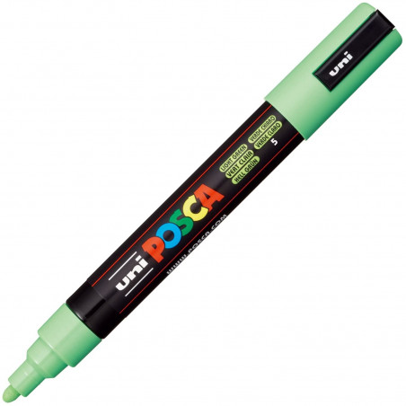MARQUEUR POINTE MOYENNE 1.8-2.5 MM - VERT CLAIR - PC5M - POSCA pas cher