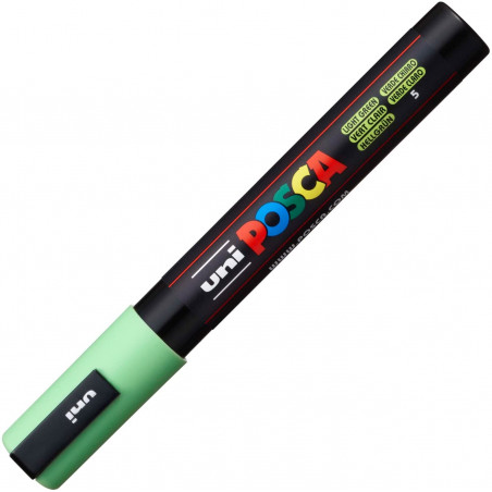 MARQUEUR POINTE MOYENNE 1.8-2.5 MM - VERT CLAIR - PC5M - POSCA | à seulement 3,99 €