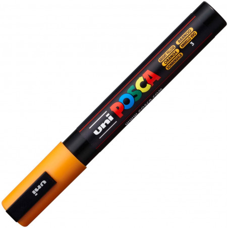 MARQUEUR POINTE MOYENNE 1.8-2.5 MM - ORANGE - PC5M - POSCA | à seulement 3,99 €