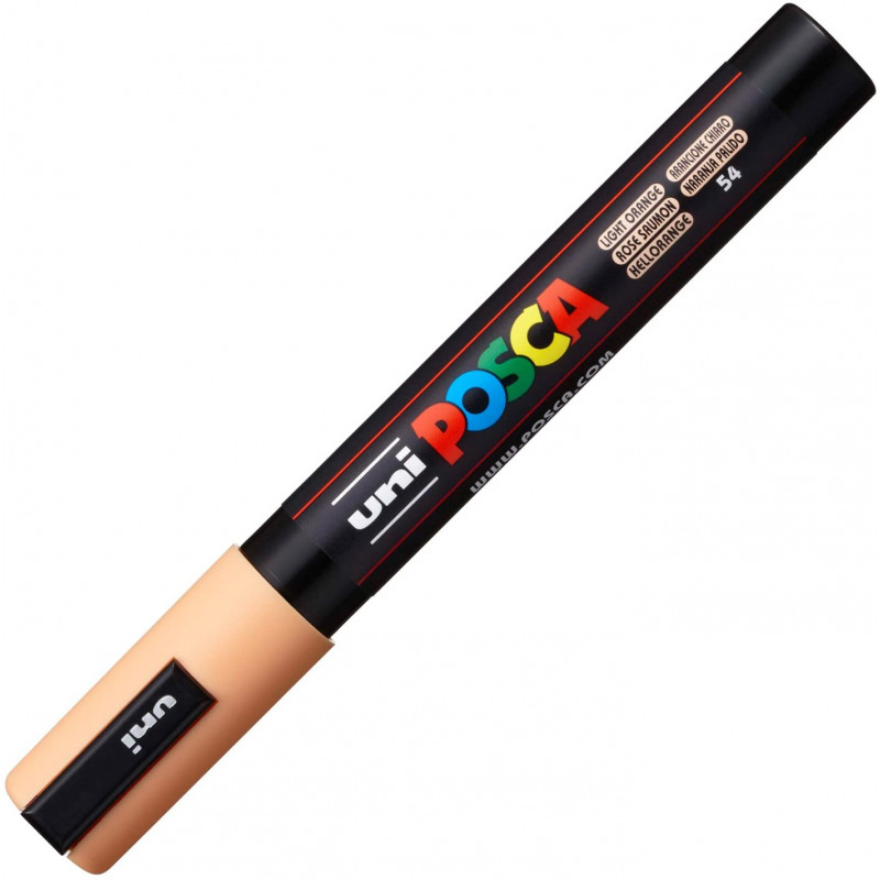 MARQUEUR POINTE MOYENNE 1.8-2.5 MM - ROSE SAUMON - PC5M - POSCA | à seulement 3,99 €