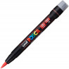 MARQUEUR POINTE PINCEAU - ROUGE - PCF-350 - POSCA pas cher
