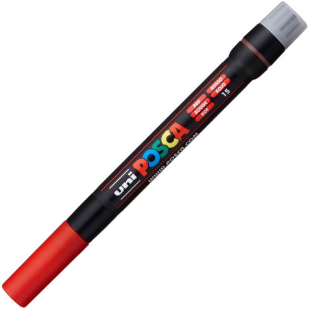 MARQUEUR POINTE PINCEAU - ROUGE - PCF-350 - POSCA | à seulement 6,2 €