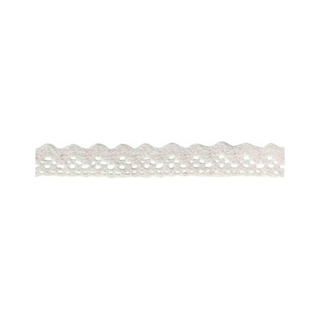 Ruban Coton Adhésif Effet Dentelle 1 M X 1,5 Cm Blanc - Ctop | Surdiscount