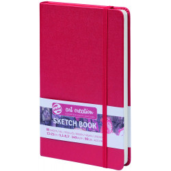 Carnet à croquis Talens Art Creation rouge – 13 × 21 cm – 80 feuilles 140 g/m²
