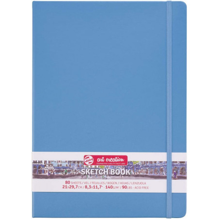 Carnet Croquis 21 X 29,7 Cm 80 Feuilles 140G Rouge Royal Talens pas cher