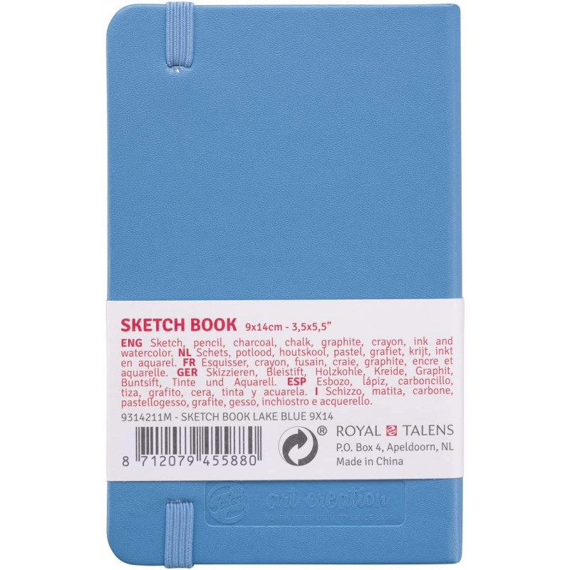 Carnet Croquis 9 X 14 Cm 80 Feuilles 140G Rouge Royal Talens | Surdiscount