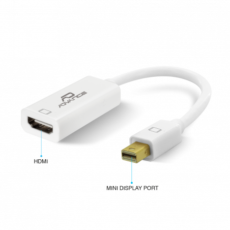 Adaptateur Mini Displayport Mâle Vers Hdmi Femelle - Advance | Surdiscount