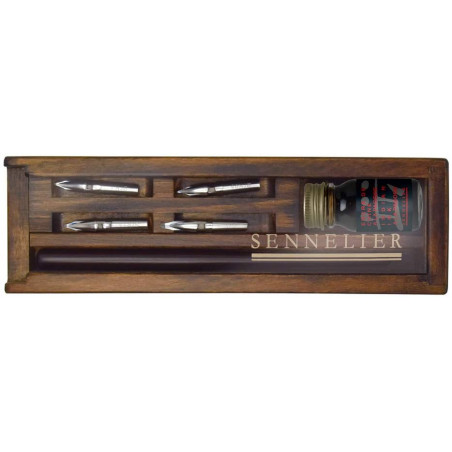 Coffret En Bois Calligraphie Encre De Chine - Sennelier | Surdiscount