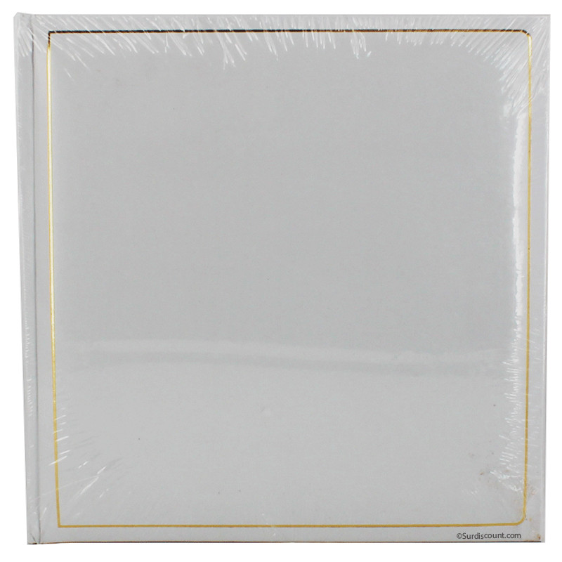Album Photo Mariage 240X245Mm Blanc/Doré - Erica pas cher