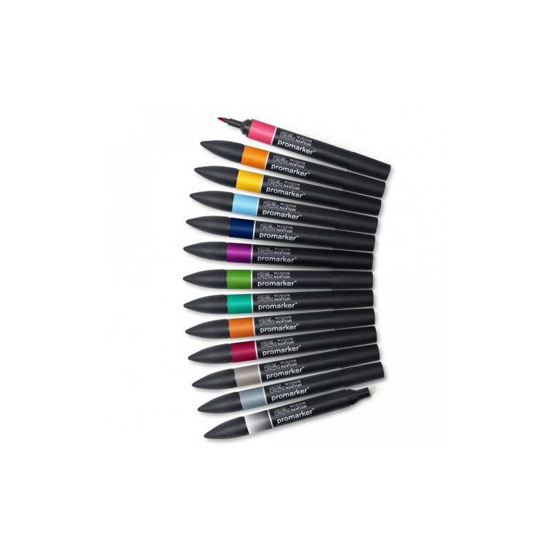 Pochette de Feutres Promarker 12+1 Tatouage - Winsor et Newton | Surdiscount