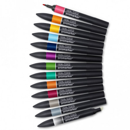Pochette de Feutres Promarker 12+1 Tatouage - Winsor et Newton | Surdiscount