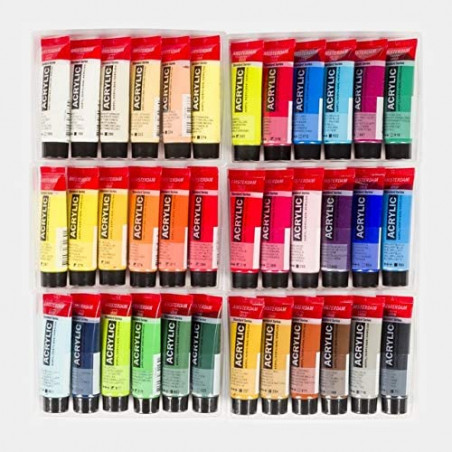 Set Peinture Acrylique de 36 tubes - Amsterdam | à seulement 36,99 €