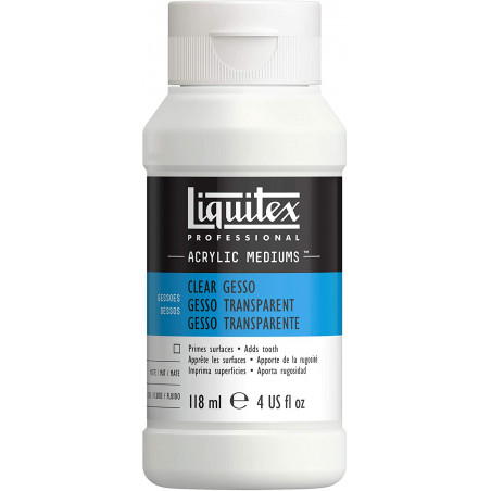 photo-Gesso - Transparent - Acrylique, aquarelle, huile - Liquitex - 118ml