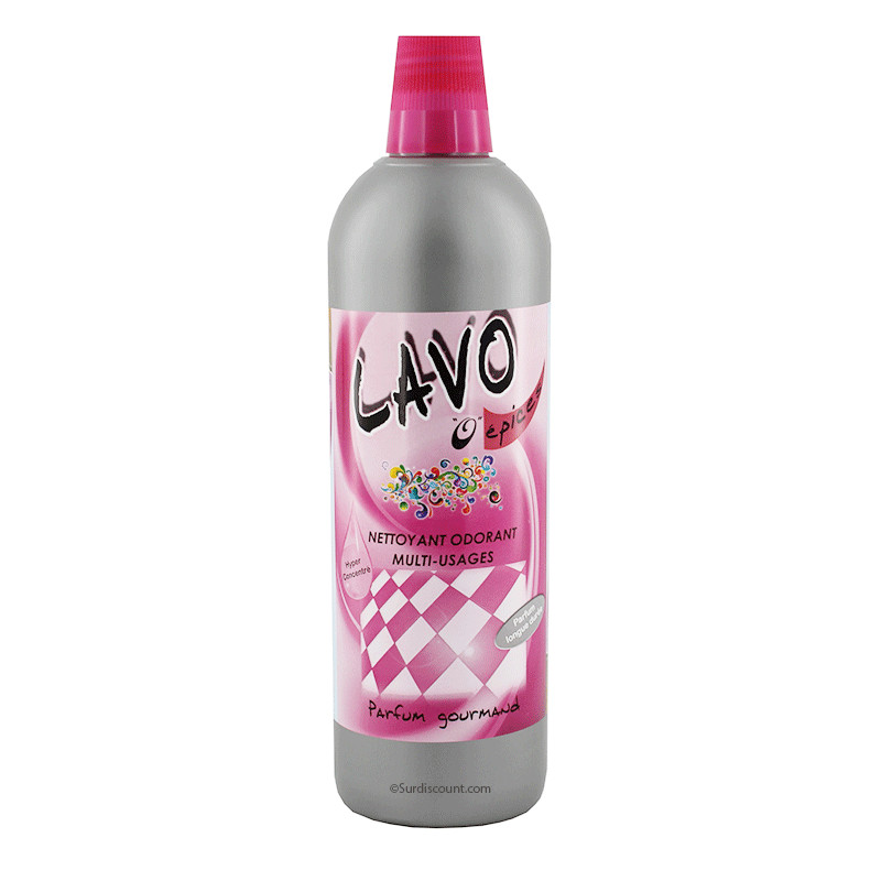 photo-Produit nettoyant - Multi surfaces - Parfum gourmand épices - Lavo Fruit - Bidon 1L
