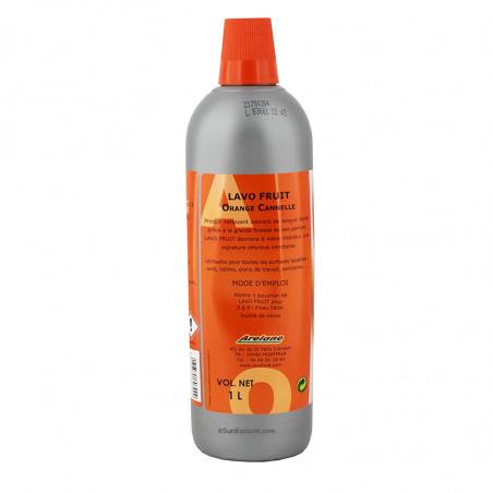 Nettoyant Odorant Orange Cannelle - 1L - Lavo Fruit | Surdiscount