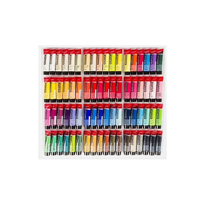 Set Peinture Acrylique de 72 tubes - Amsterdam | à seulement 74,99 €