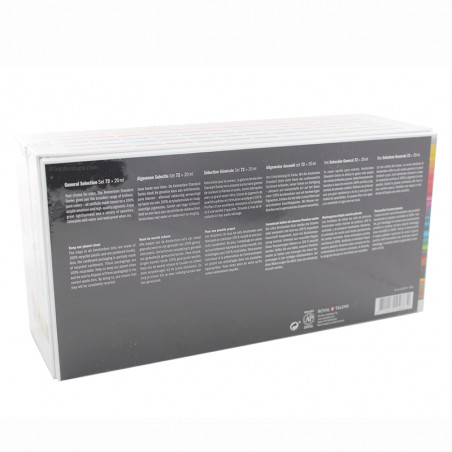 Acheter Set Peinture Acrylique de 72 tubes - Amsterdam pas cher