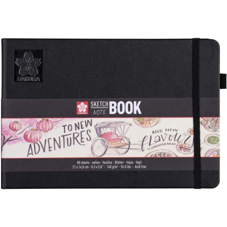 photo-Carnet - Croquis - Dessin - 21x14,8cm - 80 pages - 210g - Papier ivoire - Sakura