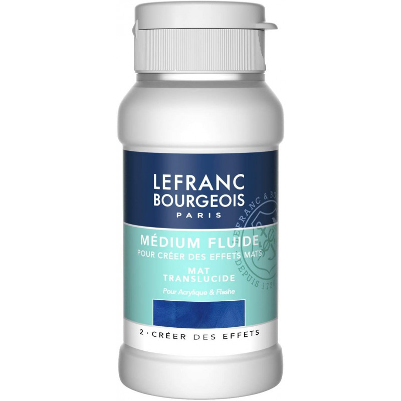 photo-Médium Fluide - Mat - Translucide - Peinture acrylique - Lefranc Bourgeois - 120ml