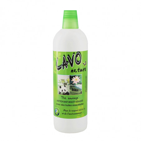 photo-Produit nettoyant - Multi surfaces - Parfum thé sauvage - Lavo Fruit - Bidon 1L