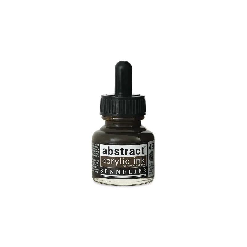 photo-Encre - Acrylique - Sépia - 438 - Sennelier - Flacon 30ml - Beaux-arts