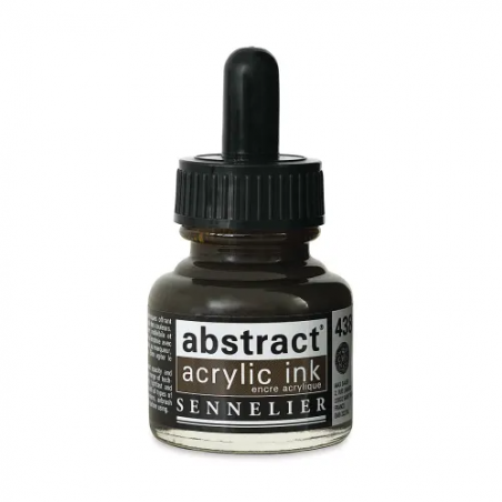 photo-Encre - Acrylique - Sépia - 438 - Sennelier - Flacon 30ml - Beaux-arts