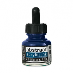 photo-Encre - Acrylique - Bleu de Chine - 346 - Sennelier - Flacon 30ml - Beaux-arts