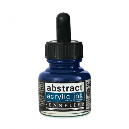 photo-Encre - Acrylique - Bleu de Chine - 346 - Sennelier - Flacon 30ml - Beaux-arts