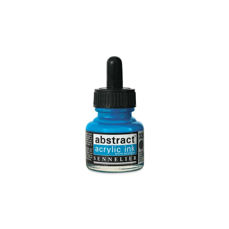 photo-Encre - Acrylique - Bleu azur - 320 - Sennelier - Flacon 30ml - Beaux-arts