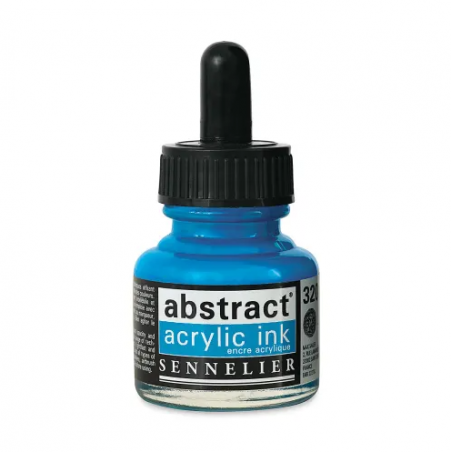 photo-Encre - Acrylique - Bleu azur - 320 - Sennelier - Flacon 30ml - Beaux-arts