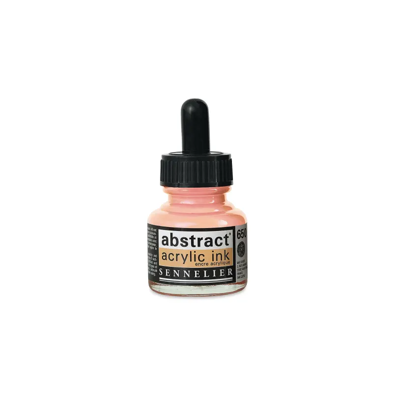 photo-Encre - Acrylique - Rose chair - 650 - Sennelier - Flacon 30ml - Beaux-arts